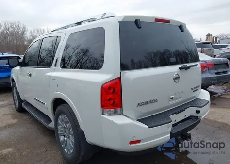 2015 Nissan Armada Platinum из США, поврежденный, VIN 5N1BA0NE8FN619091